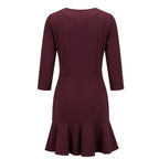Trussardi Jeans Red Viscose Women Dress