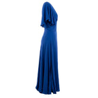 Trussardi Jeans Blue Polyester Women Dress