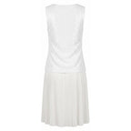 Trussardi Jeans White Polyester Women Dress