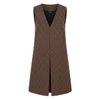 Trussardi Jeans Beige Polyester Women Dress
