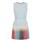 Trussardi Jeans Blue Cotton Women Dress