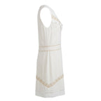 Trussardi Jeans White Polyester Women Dress