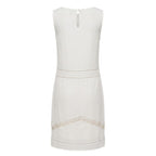Trussardi Jeans White Polyester Women Dress