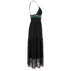 Trussardi Jeans Black Cotton Women Dress
