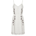 Trussardi Jeans White Cotton Women Dress