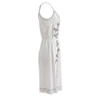 Trussardi Jeans White Cotton Women Dress