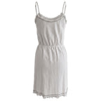 Trussardi Jeans White Cotton Women Dress