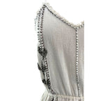 Trussardi Jeans White Cotton Women Dress