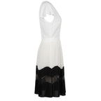 Trussardi Jeans White Polyester Women Dress