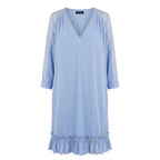 Trussardi Jeans Blue Polyester Women Dress