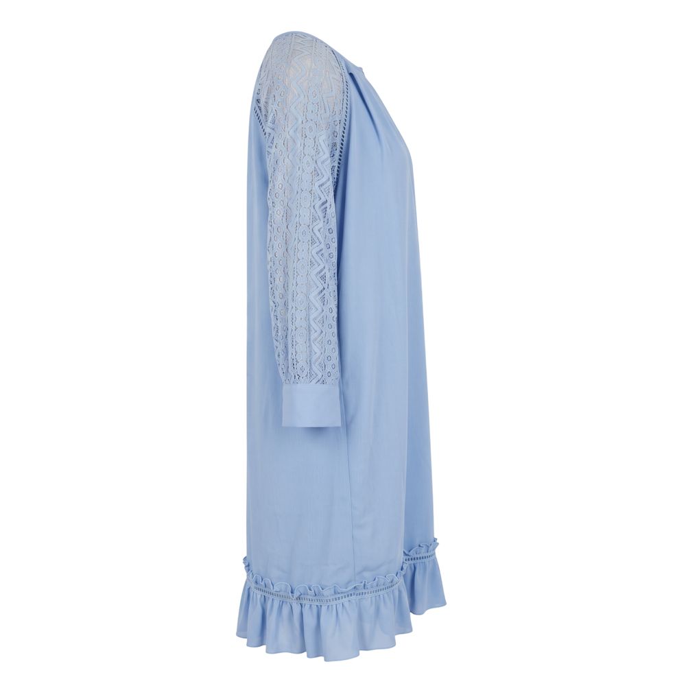 Trussardi Jeans Blue Polyester Women Dress Trussardi Jeans