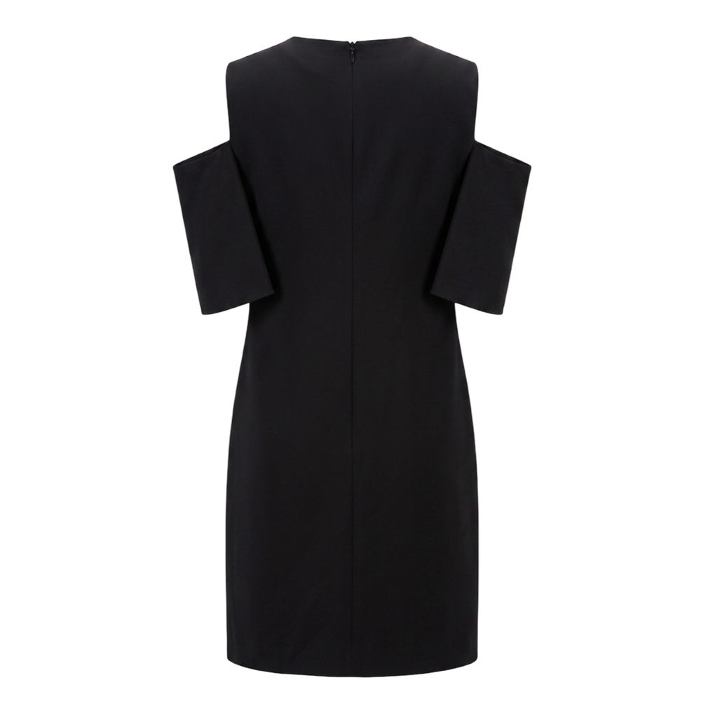 Trussardi Jeans Black Polyester Women Dress Trussardi Jeans