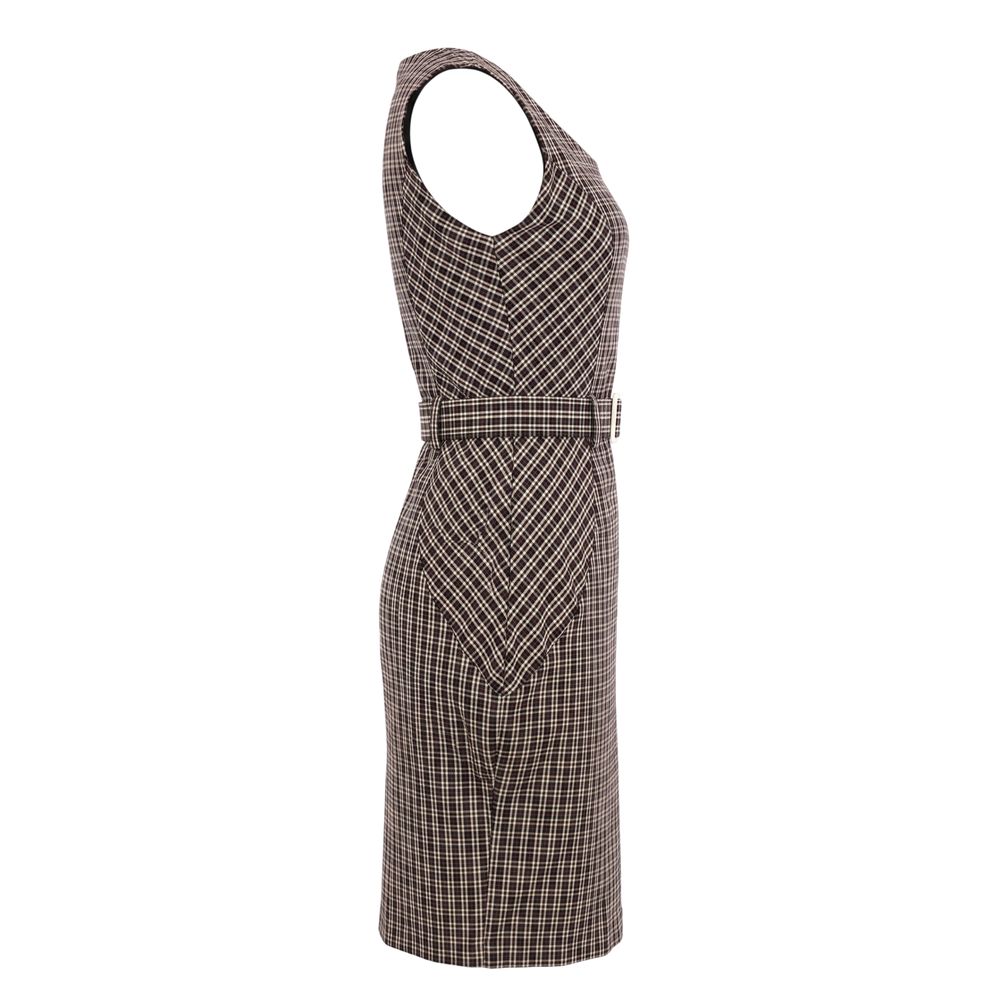 Trussardi Jeans Black Cotton Women Dress Trussardi Jeans