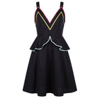 Trussardi Jeans Black Cotton Women's Dress