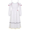 Trussardi Jeans White Cotton Women Dress
