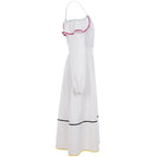 Trussardi Jeans White Cotton Women Dress