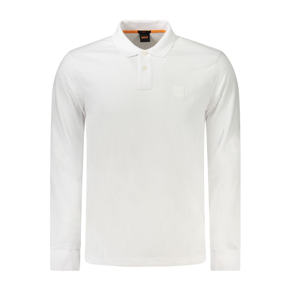 Hugo Boss Bianco Cotton Men's Polo Hugo Boss