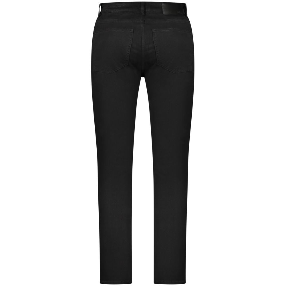 Hugo Boss Black Cotton Men Jeans Hugo Boss