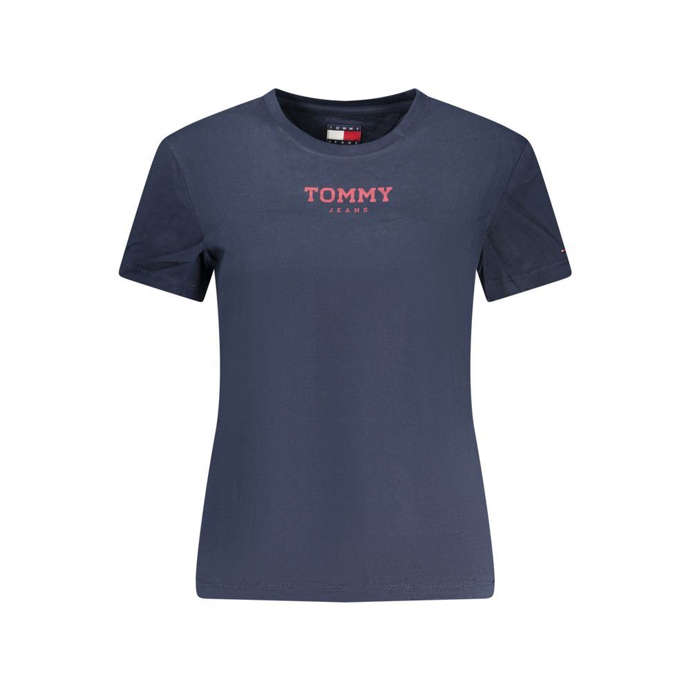 Tommy Hilfiger Blue Cotton Women T-Shirt Tommy Hilfiger