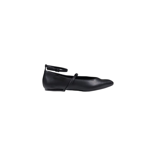 Armani Exchange Black Polyester Platform Pumps Armani Exchange