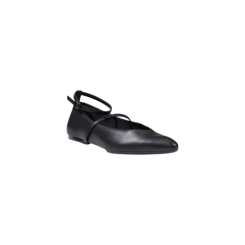 Armani Exchange Black Polyester Platform Pumps Armani Exchange