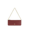 PINKO Bordeaux Calf Leather Bos Taurus Wallet PINKO