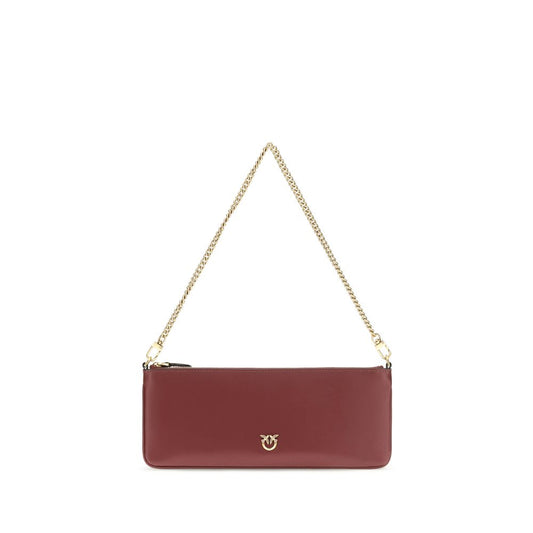 PINKO Bordeaux Calf Leather Bos Taurus Wallet PINKO