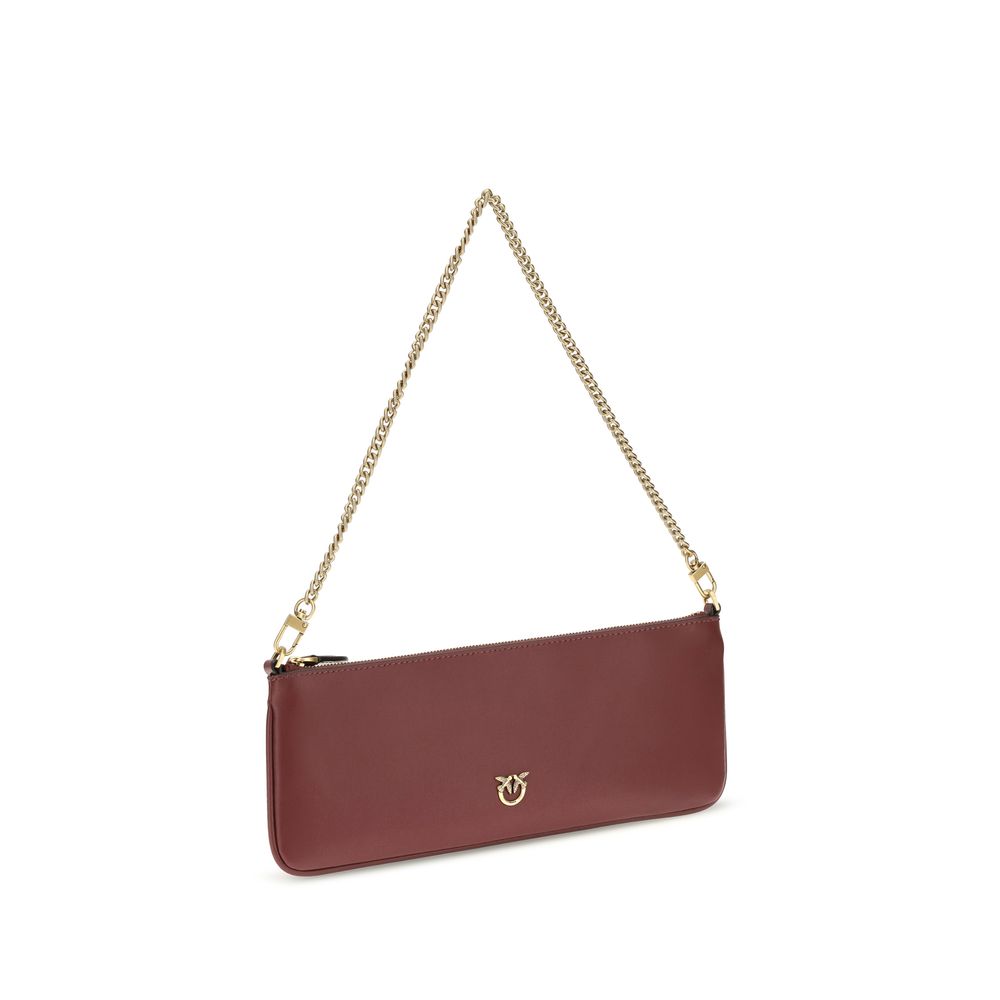 PINKO Bordeaux Calf Leather Bos Taurus Wallet PINKO