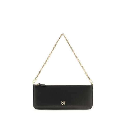 PINKO Black Calf Leather Bos Taurus Wallet PINKO