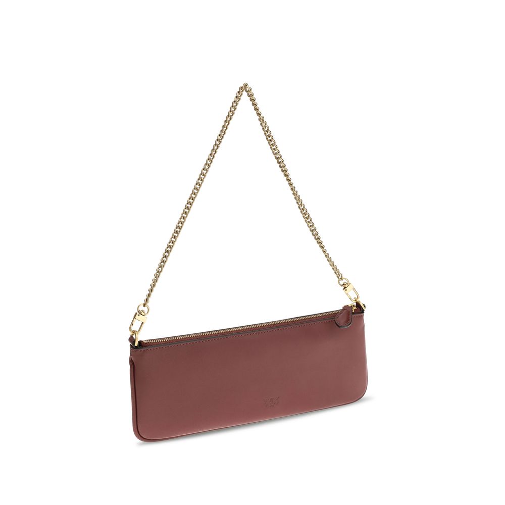 PINKO Bordeaux Calf Leather Bos Taurus Wallet PINKO