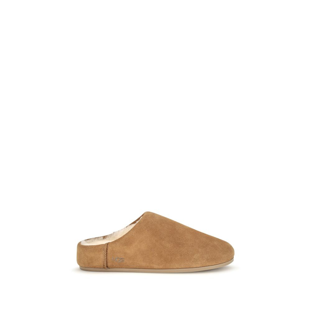UGG Beige Leather Mules UGG