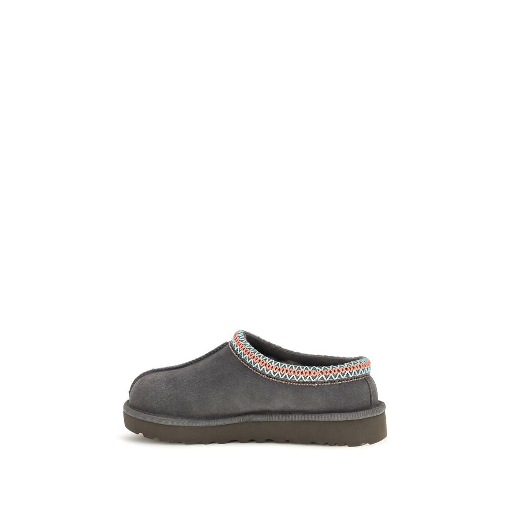 UGG Gray Leather Mules UGG