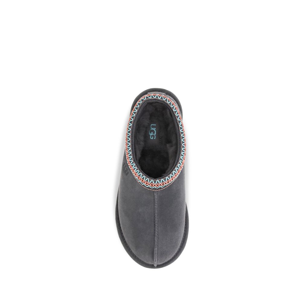 UGG Gray Leather Mules UGG