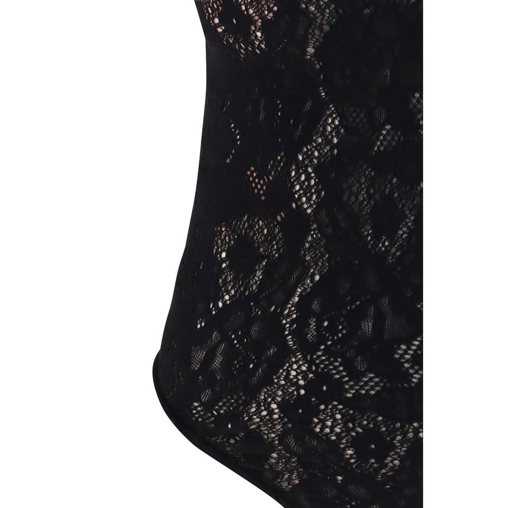 Wolford Black Polyamide Bodysuit Wolford