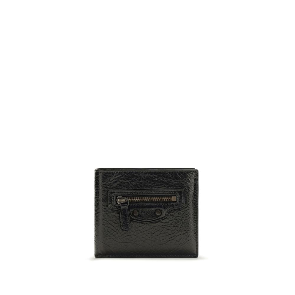 Balenciaga Black Lamb Ovis Aries Aries Wallet Balenciaga