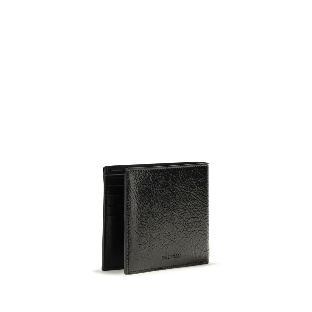 Balenciaga Black Lamb Ovis Aries Aries Wallet Balenciaga