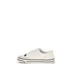 Dolce & Gabbana White Cotton Low Top Sneakers Dolce & Gabbana