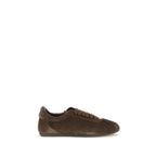 Dolce & Gabbana Brown Suede Leather Low Top Sneakers Dolce & Gabbana