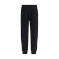Stone Island Black Cotton Joggers (Workout Pants)