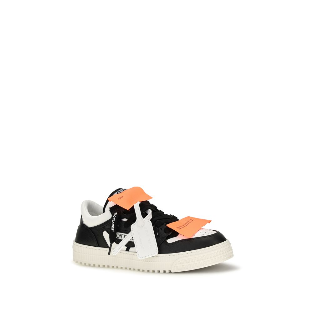 Off-White Multicolor Calf Leather Bos Taurus Low Top Sneakers Off-White