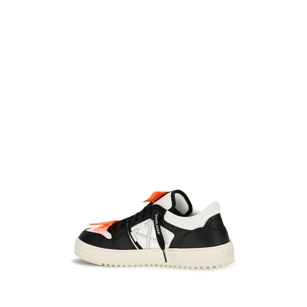 Off-White Multicolor Calf Leather Bos Taurus Low Top Sneakers Off-White