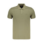 Hugo Boss Green Cotton Men's Polo Shirt
