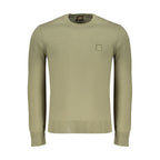 Hugo Boss Green Cotton Men's Shirt