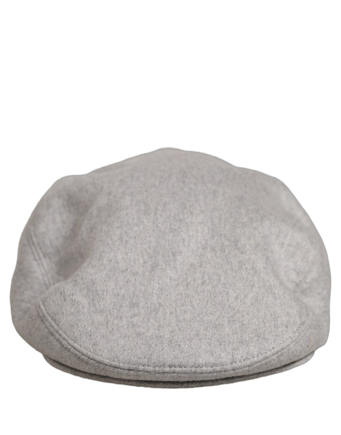Dolce & Gabbana Men Light Grey Cashmere Newsboy Cabbie Cap Hat Dolce & Gabbana