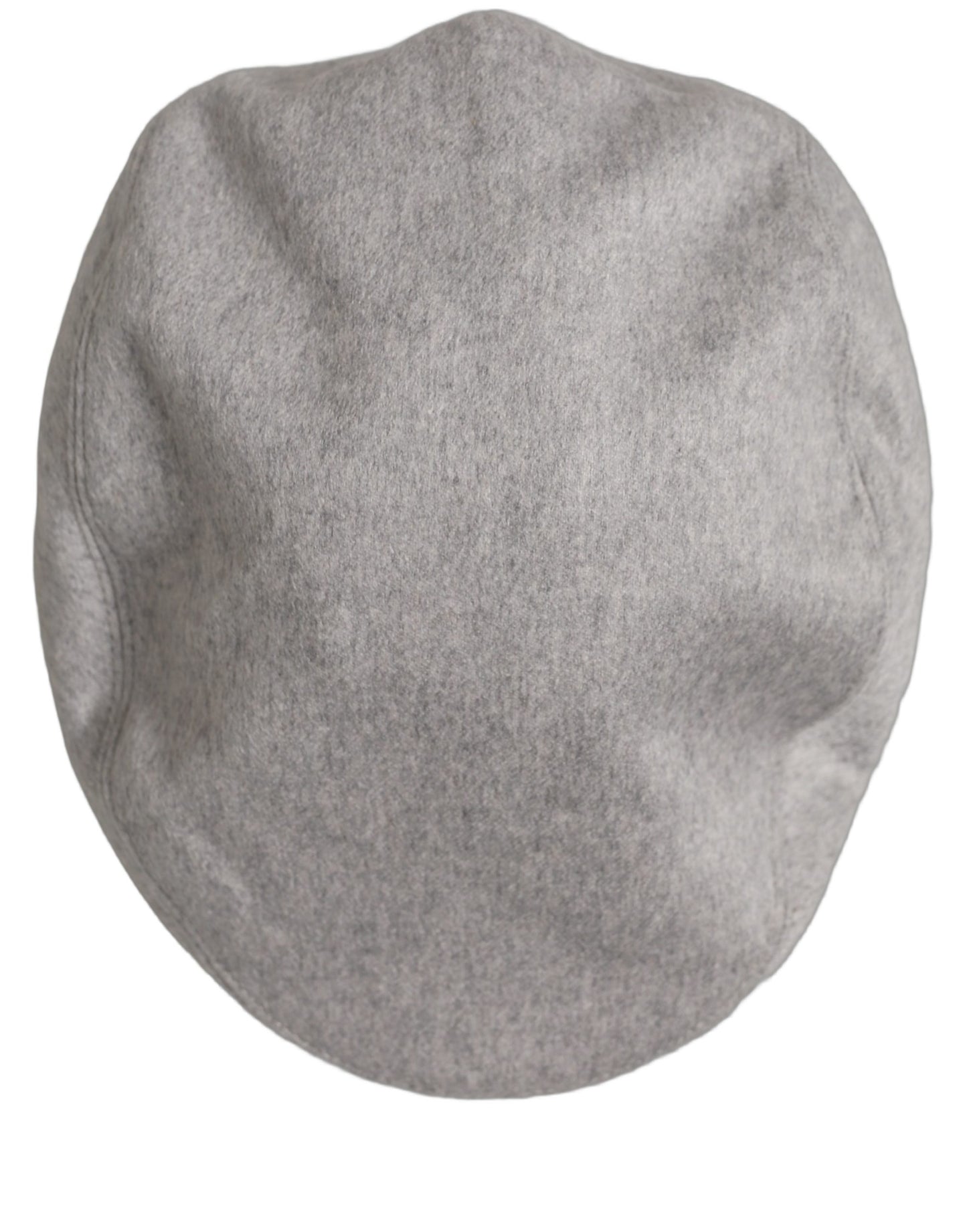 Dolce & Gabbana Men Light Grey Cashmere Newsboy Cabbie Cap Hat Dolce & Gabbana