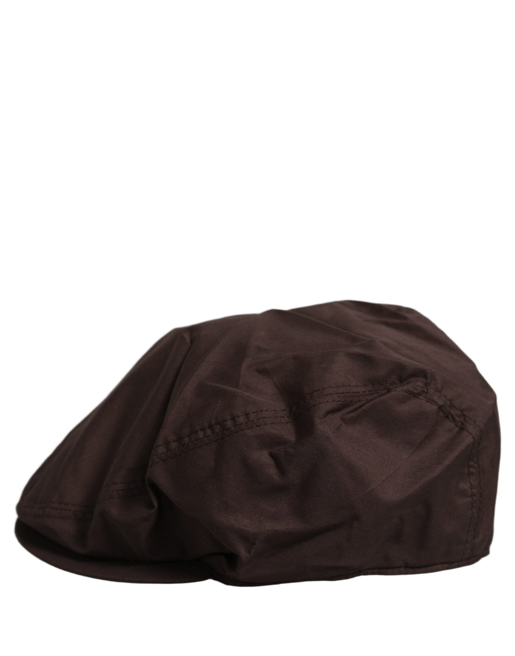 Dolce & Gabbana Men Brown Cotton Newsboy Capello Cabbie Hat Dolce & Gabbana