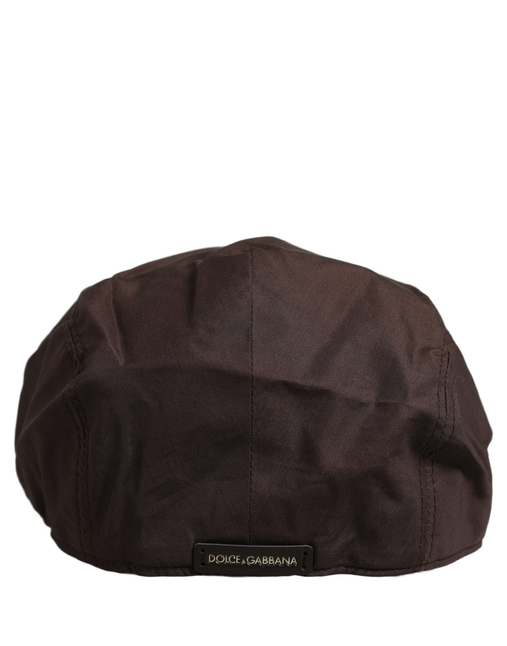 Dolce & Gabbana Men Brown Cotton Newsboy Capello Cabbie Hat Dolce & Gabbana