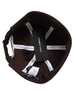 Dolce & Gabbana Men Brown Cotton Docker Capello Brimless Hat Dolce & Gabbana