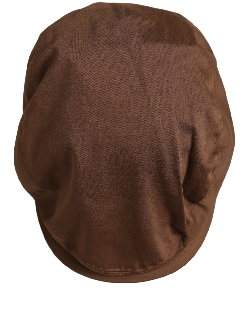 Dolce & Gabbana Men Brown Cotton Newsboy Capello Cabbie Hat Dolce & Gabbana