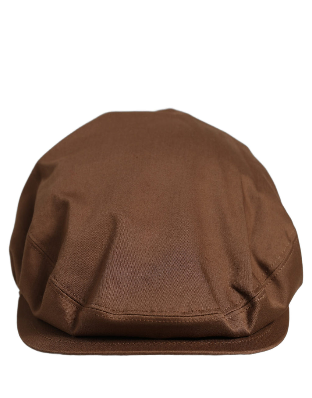 Dolce & Gabbana Men Brown Cotton Newsboy Capello Cabbie Hat Dolce & Gabbana